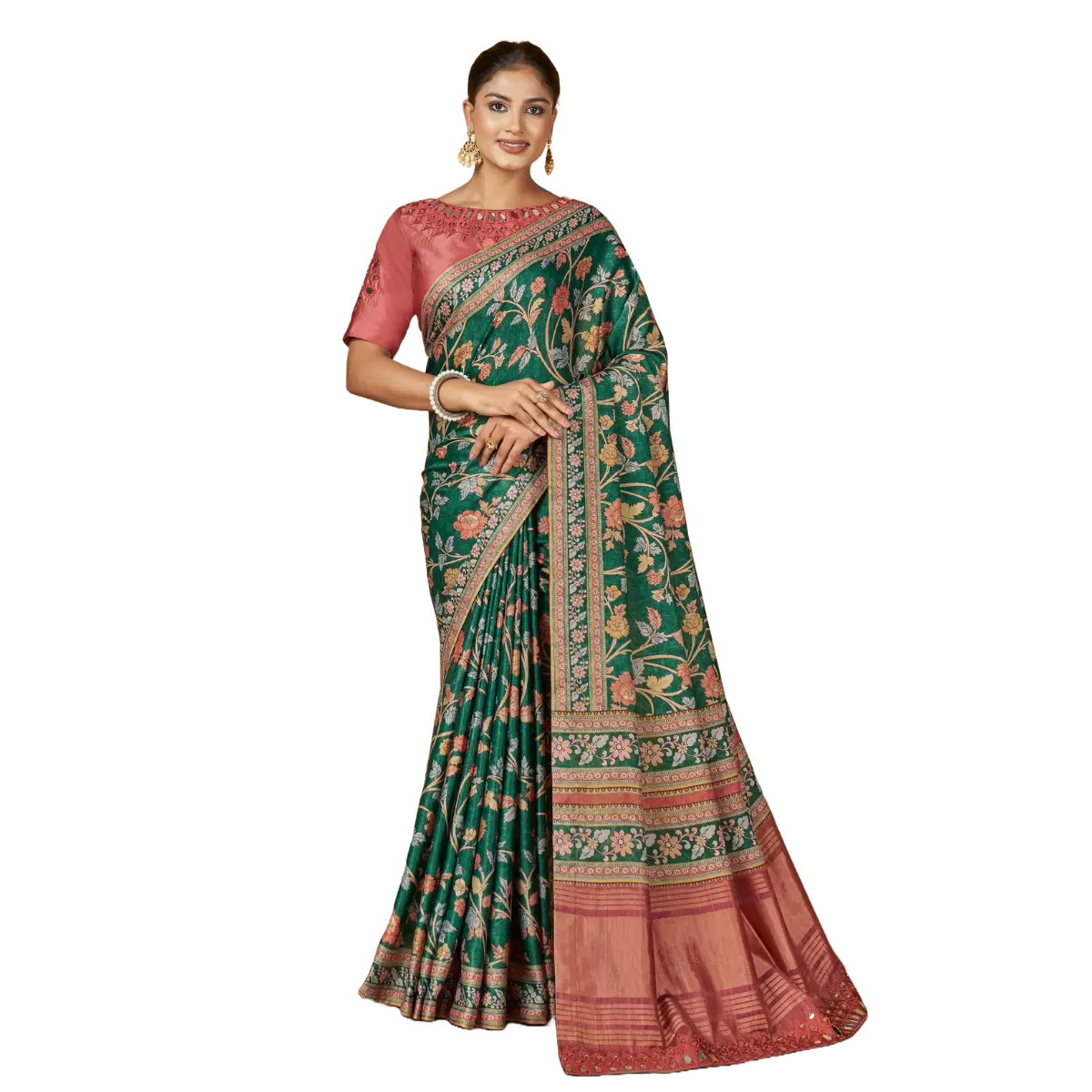 Platinum Zari Kanchipuram Saree