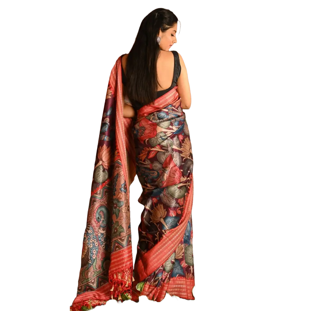 Red Color Paithani Saree