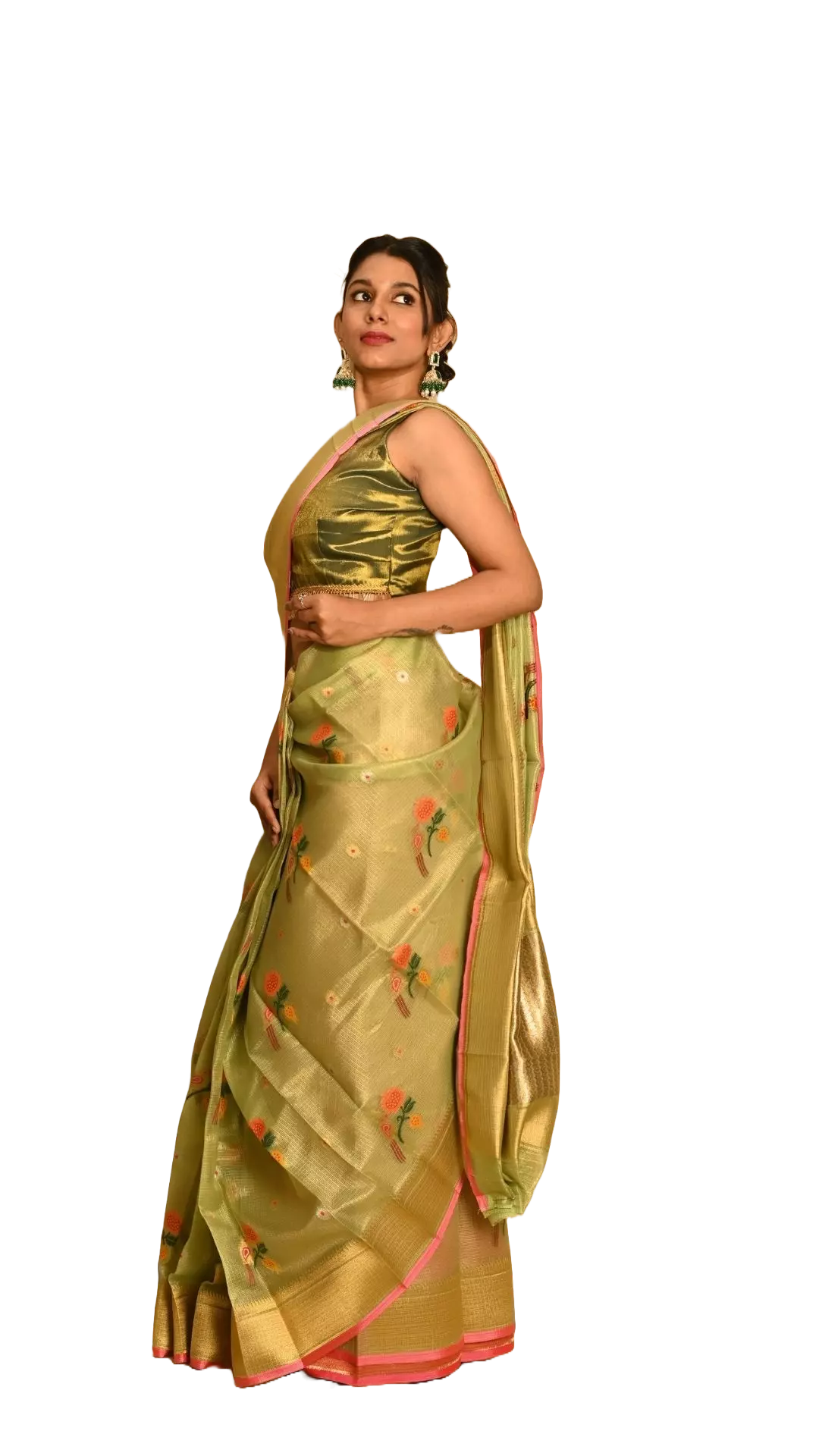 Yellow Color Banarasi Saree