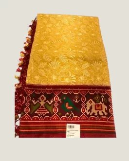 patola silk saree with paithani border y