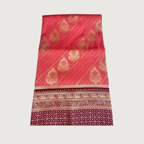 soft silk saree pink